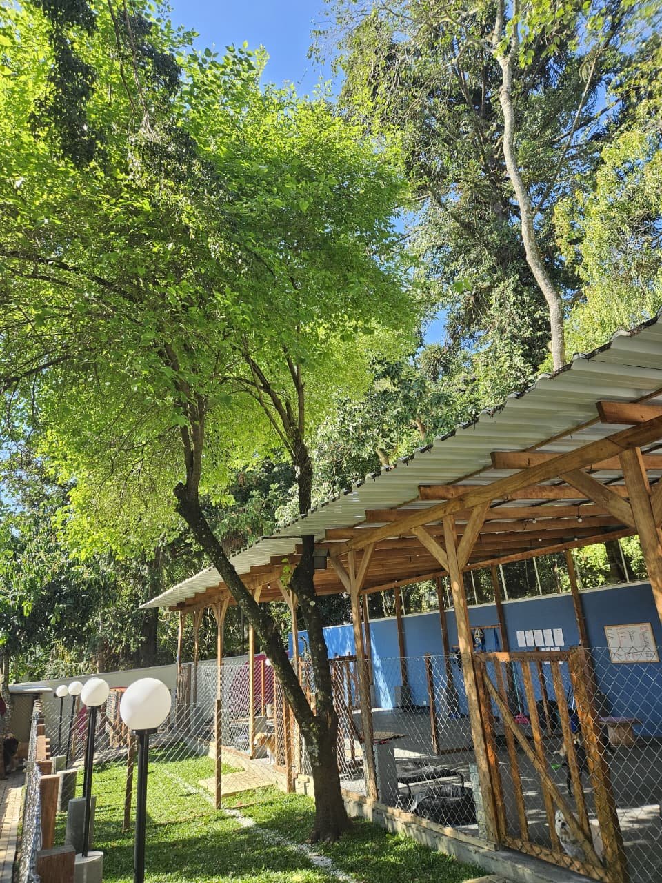 Estrutura ao ar livre